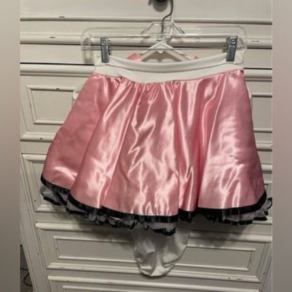 Girls Costume Size XLC Musical Theatre Jazz Tap Maid Waitress Halloween - Picture 3 of 7